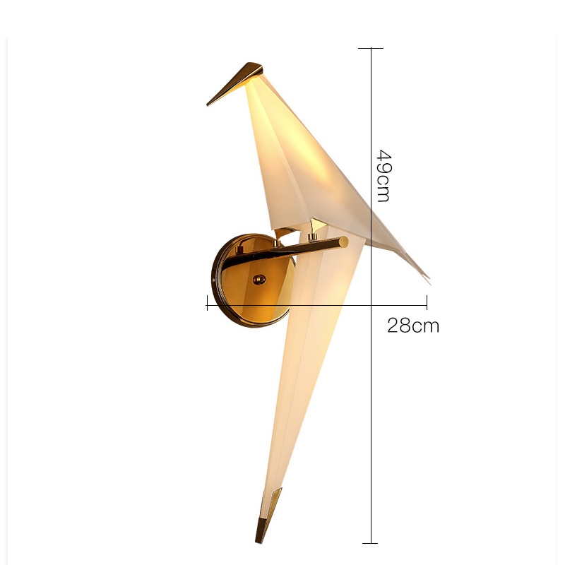 Paper Crane Inspired Wall Sconce - DREAMSPACE™ - Annette C. Sage, CEO Paper Crane Inspired Wall Sconce - Sage Design Group - Annette Sage, CEO