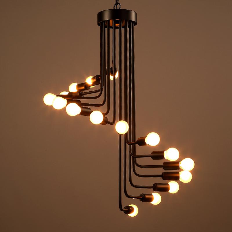 LED Spiral Staircase Chandelier Lamp - Sage Design Group - Annette Sage, CEO
