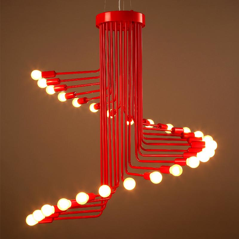 LED Spiral Staircase Chandelier Lamp - Sage Design Group - Annette Sage, CEO