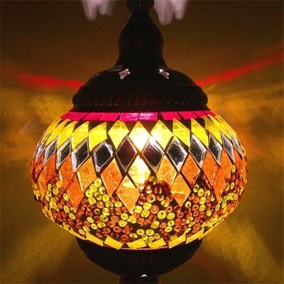 Ethnic Style Mosaic Pendant Lamp - Sage Design Group