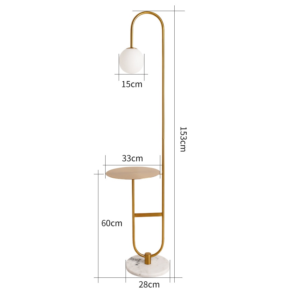 Modern Style Floor Lamp with Round Table - Sage Design Group - Annette Sage, CEO
