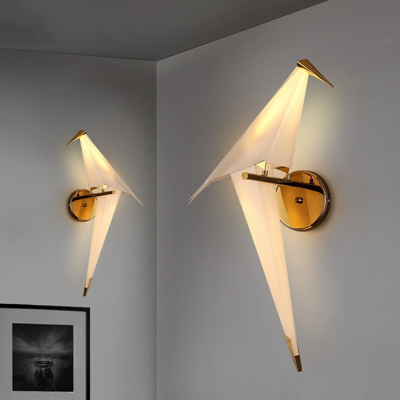 Paper Crane Inspired Wall Sconce - Sage Design Group - Annette Sage, CEO