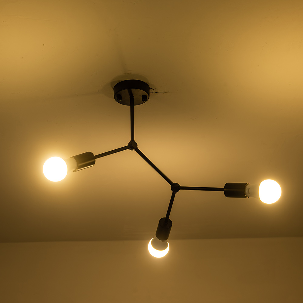 Abstract Molecular LED Ceiling Lamp - Image 4