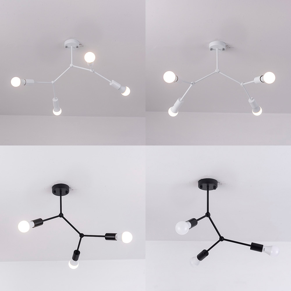 Abstract Molecular LED Ceiling Lamp - Image 3