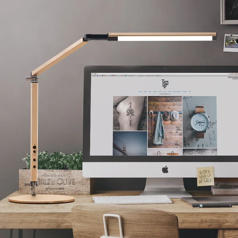 Flexible Modern Aluminum Desk Lamp - Sage Design Group - Annette Sage, CEO