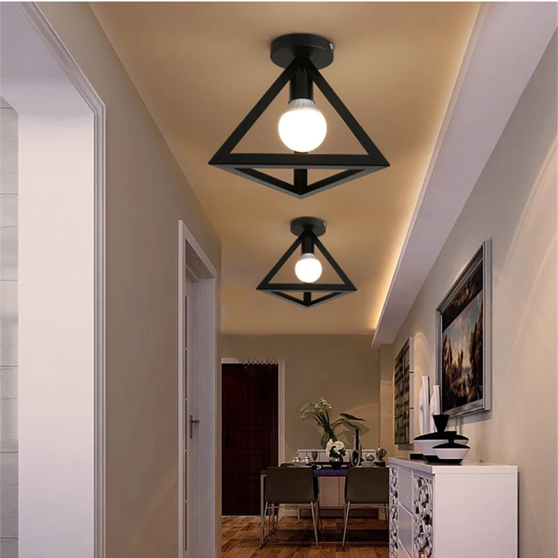Geometric Metal Cage Ceiling Lamp Collection - Sage Design Group - Annette Sage, CEO