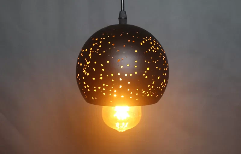 Nordic Wrought Iron Porous Etched Loft Style Pendant Lamp - Sage Design Group - Annette Sage, CEO