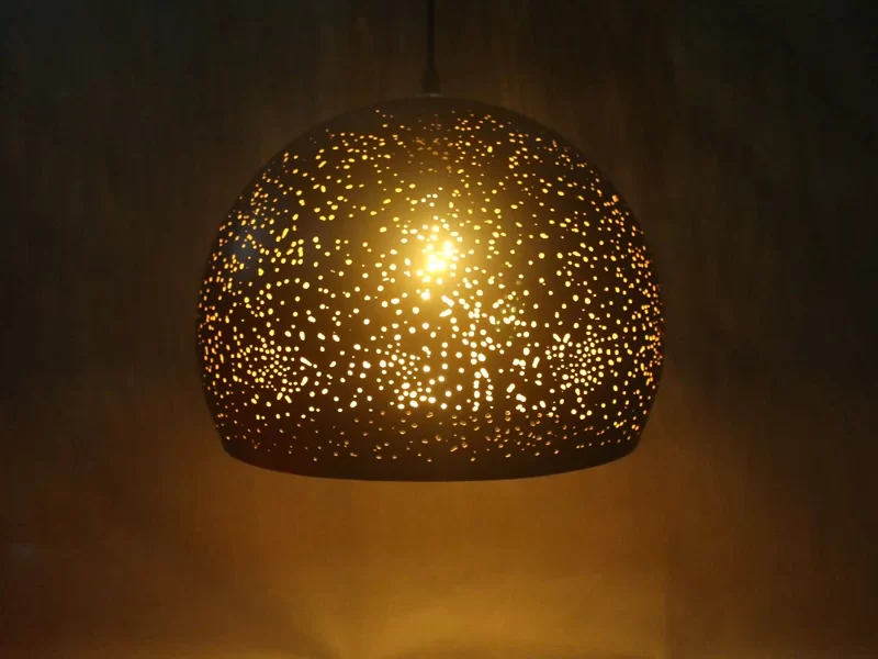 Nordic Wrought Iron Porous Etched Loft Style Pendant Lamp - Sage Design Group - Annette Sage, CEO