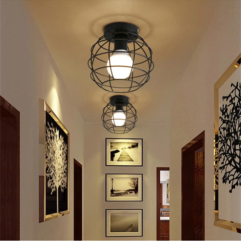 Geometric Metal Cage Ceiling Lamp Collection - Sage Design Group - Annette Sage, CEO