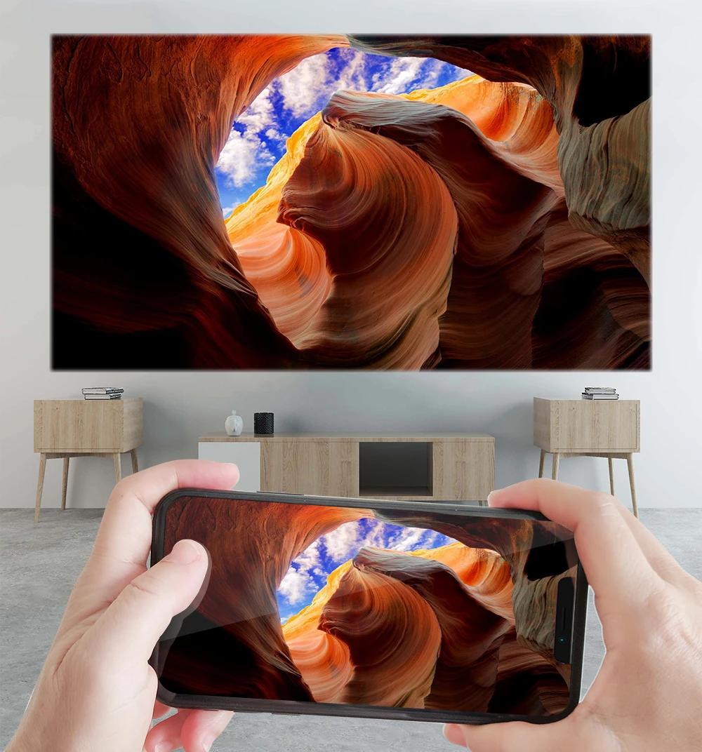 Mini WiFi 4K Portable Projector - Sage Design Group - Annette Sage, CEO