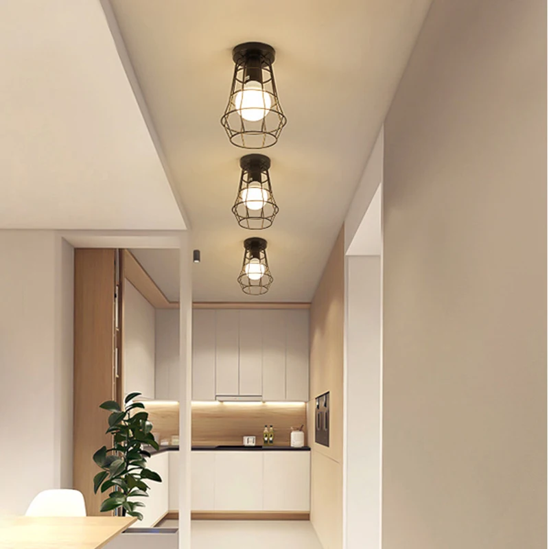 Geometric Metal Cage Ceiling Lamp Collection - Sage Design Group - Annette Sage, CEO